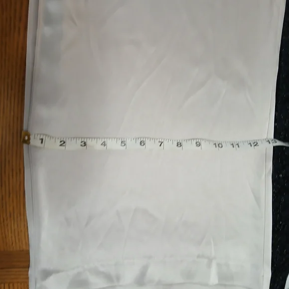 St. John Silver Gray Wide Leg Pants - Picture 7 of 12